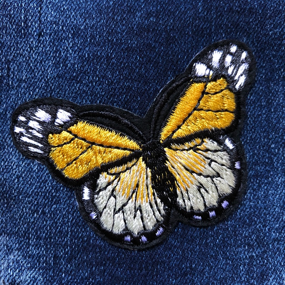 Yellow Butterfly Patch Jeans 🦋✨💛 - Picture 6 of 7